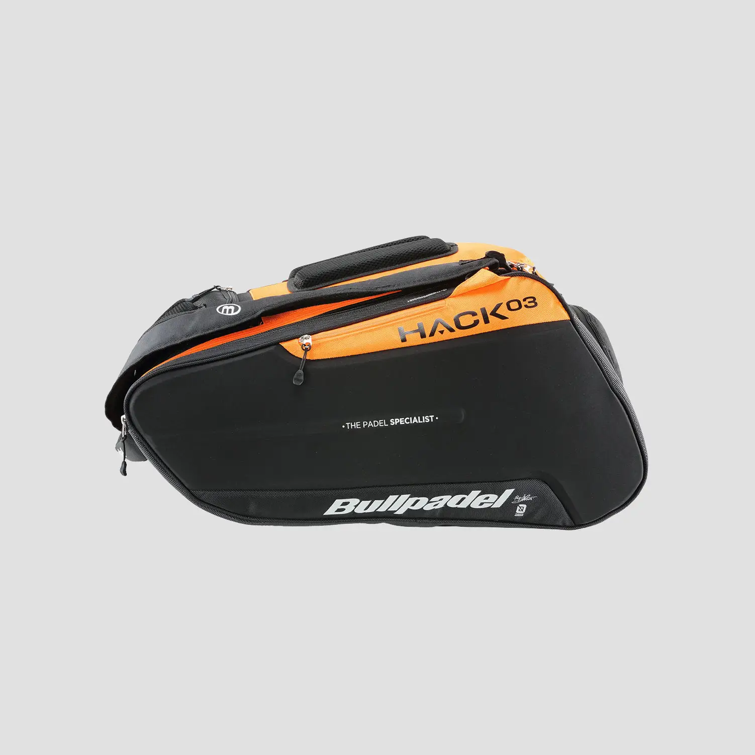 SAC DE PADEL BULLPADEL HACK 03 24 ORANGE / NOIR