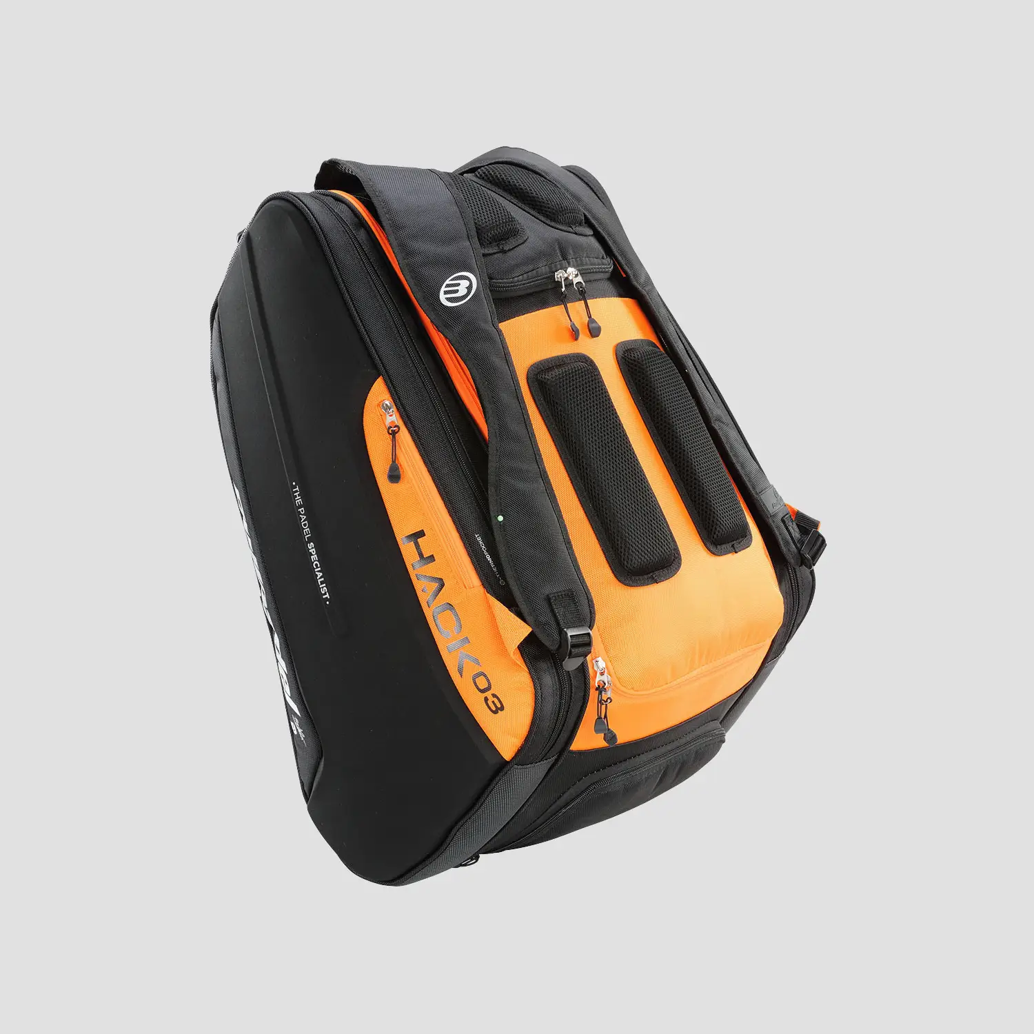 SAC DE PADEL BULLPADEL HACK 03 24 ORANGE / NOIR