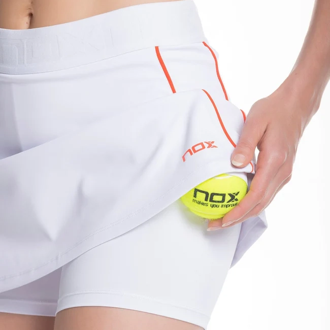 JUPE DE PADEL NOX FEMME TEAM BLANCHE