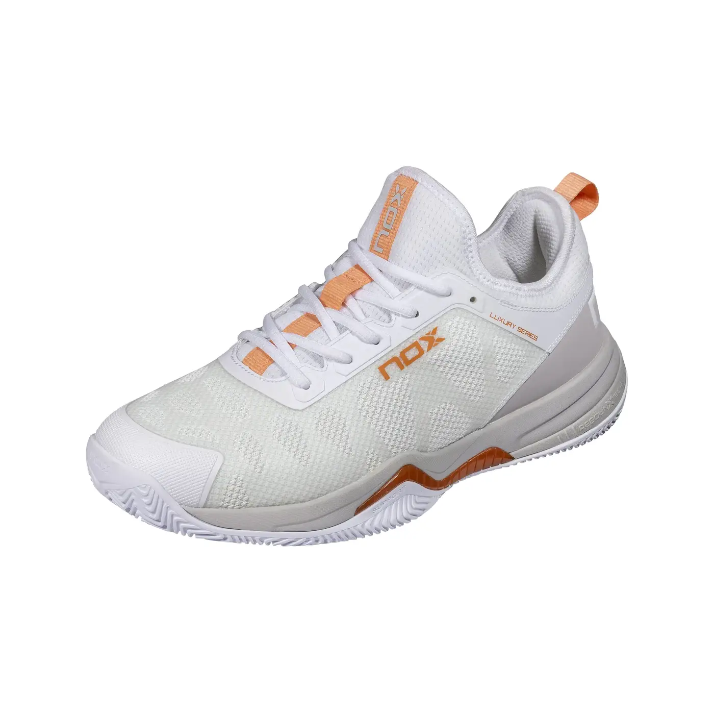 CHAUSSURE DE PADEL NOX NERBO BLANC / CORAIL