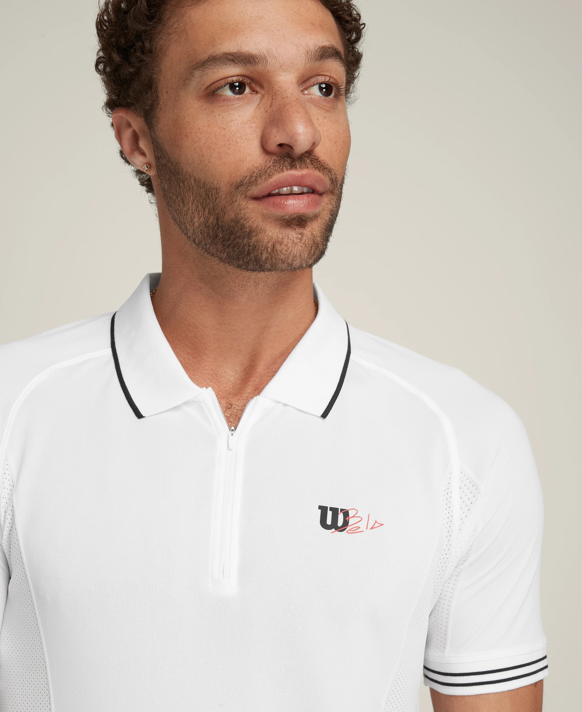 POLO SEAMLESS WILSON BLANC