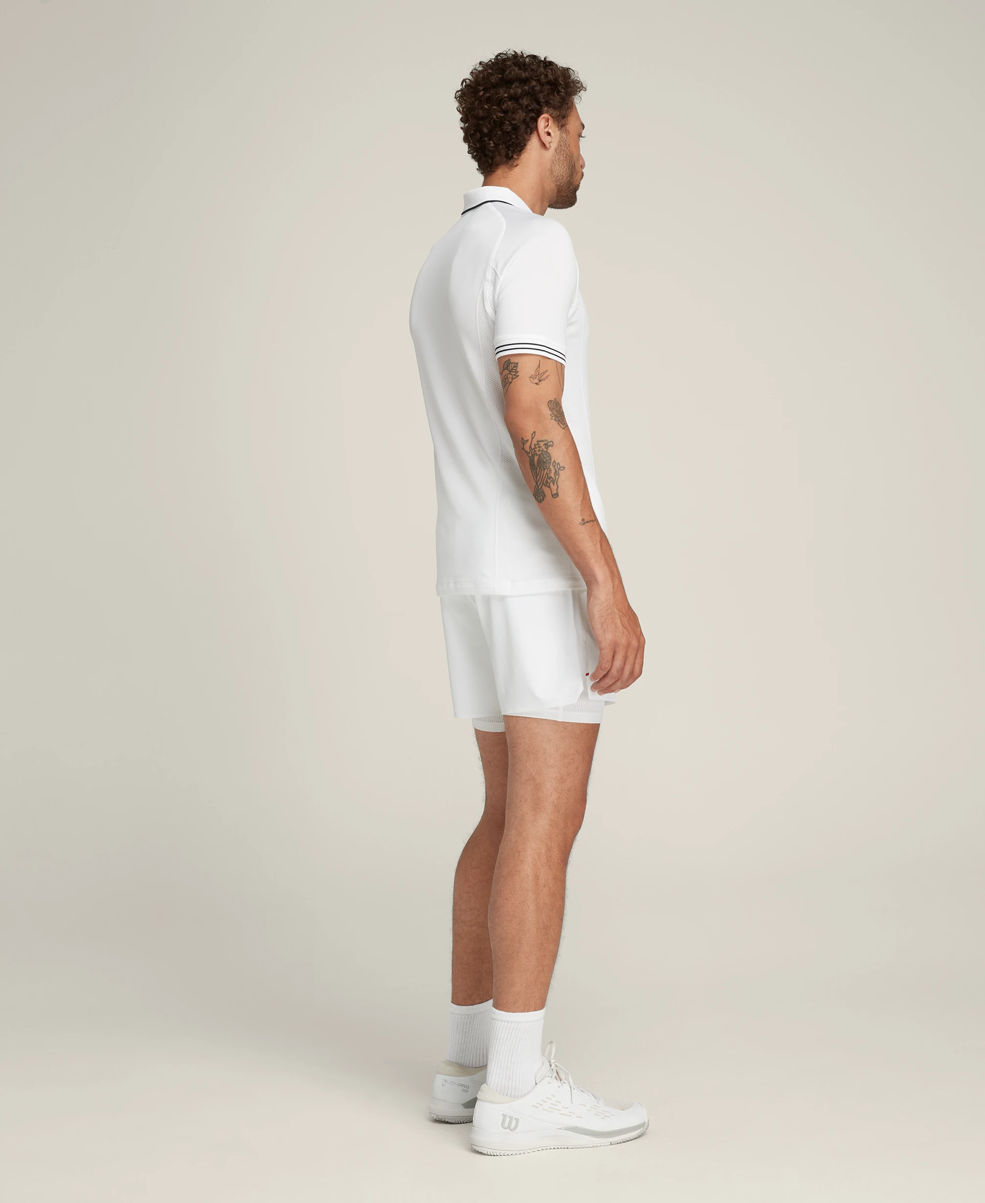 POLO SEAMLESS WILSON BLANC