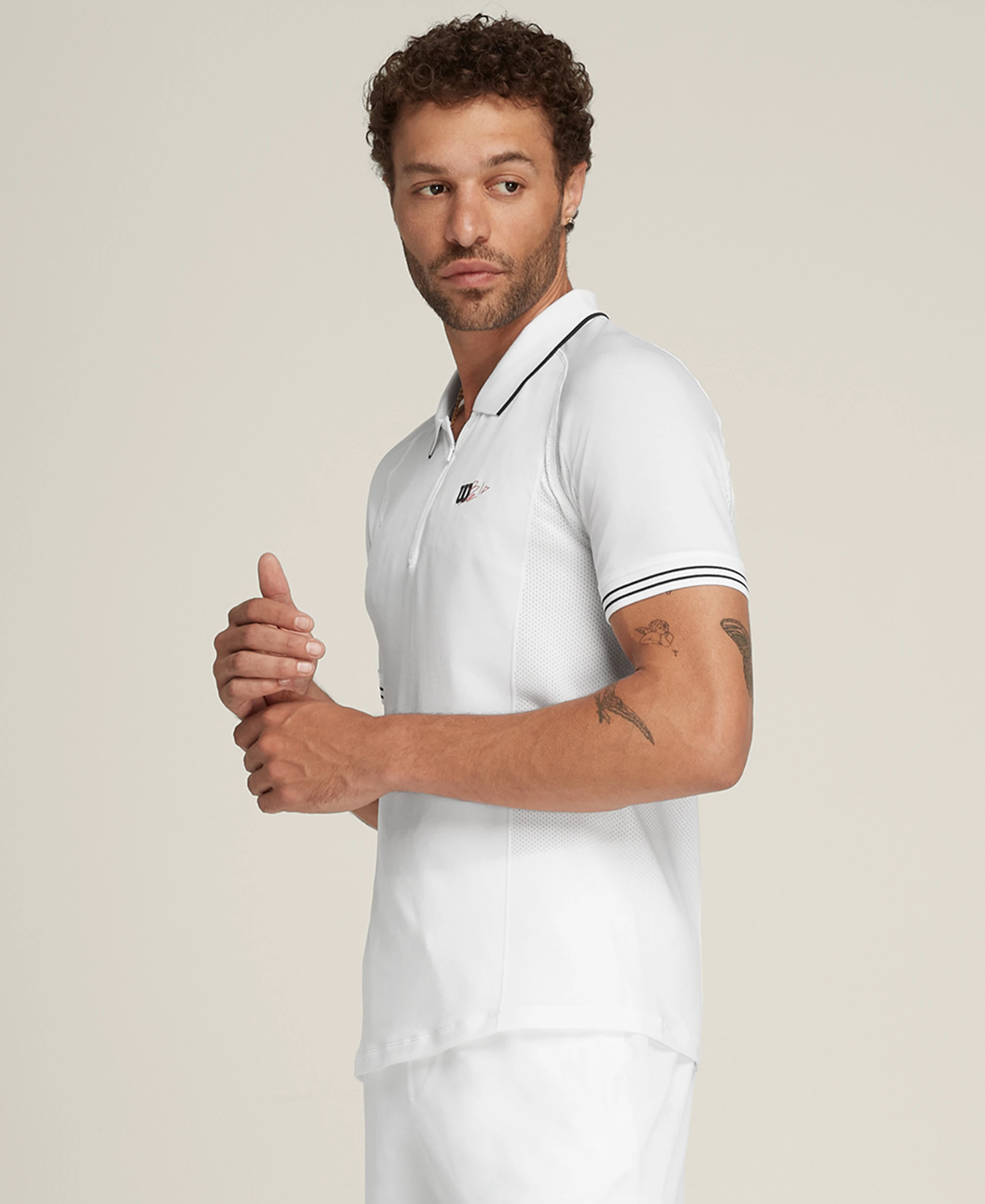 POLO SEAMLESS WILSON BLANC