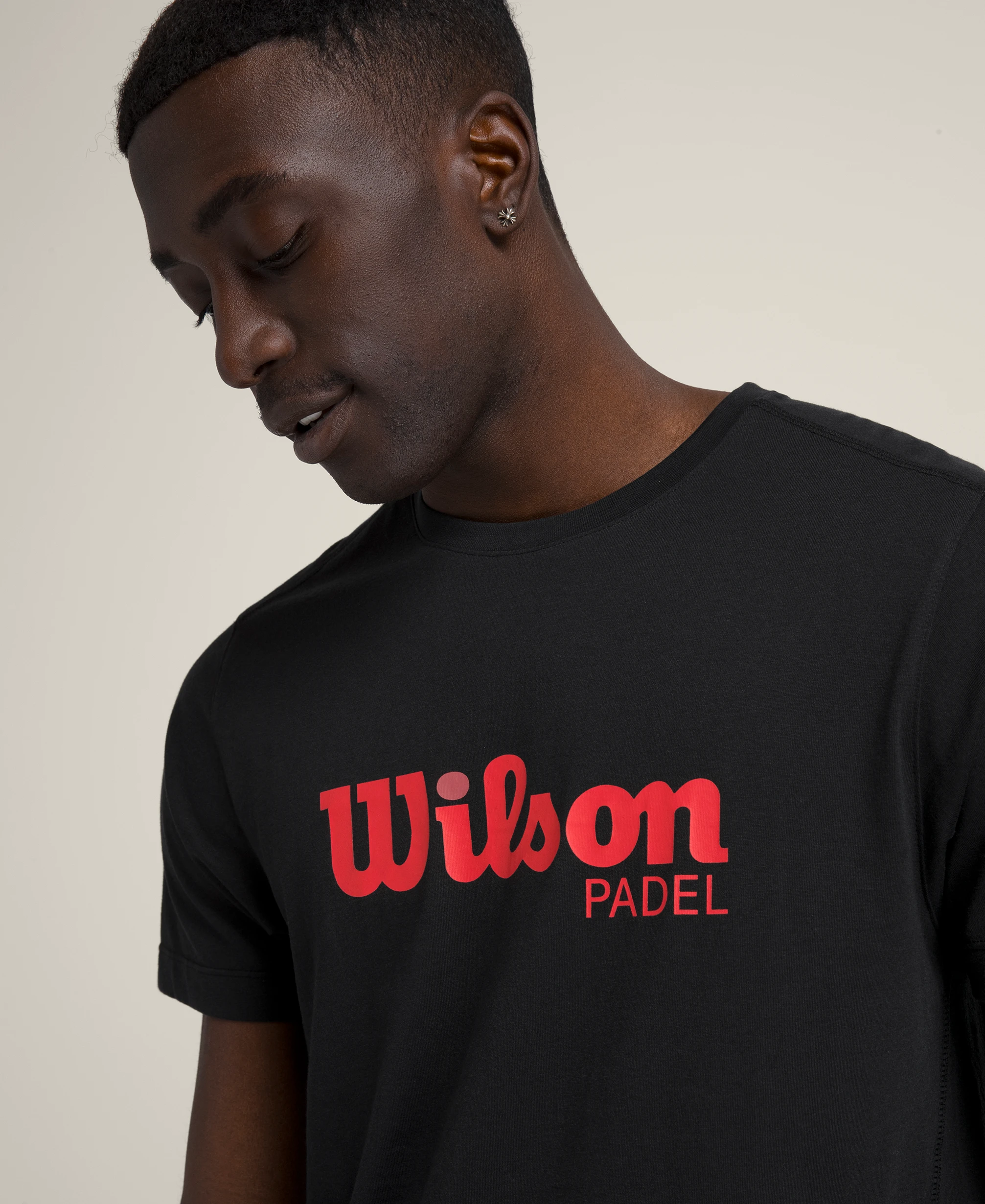 T-SHIRT GRAPHIC WILSON NOIR