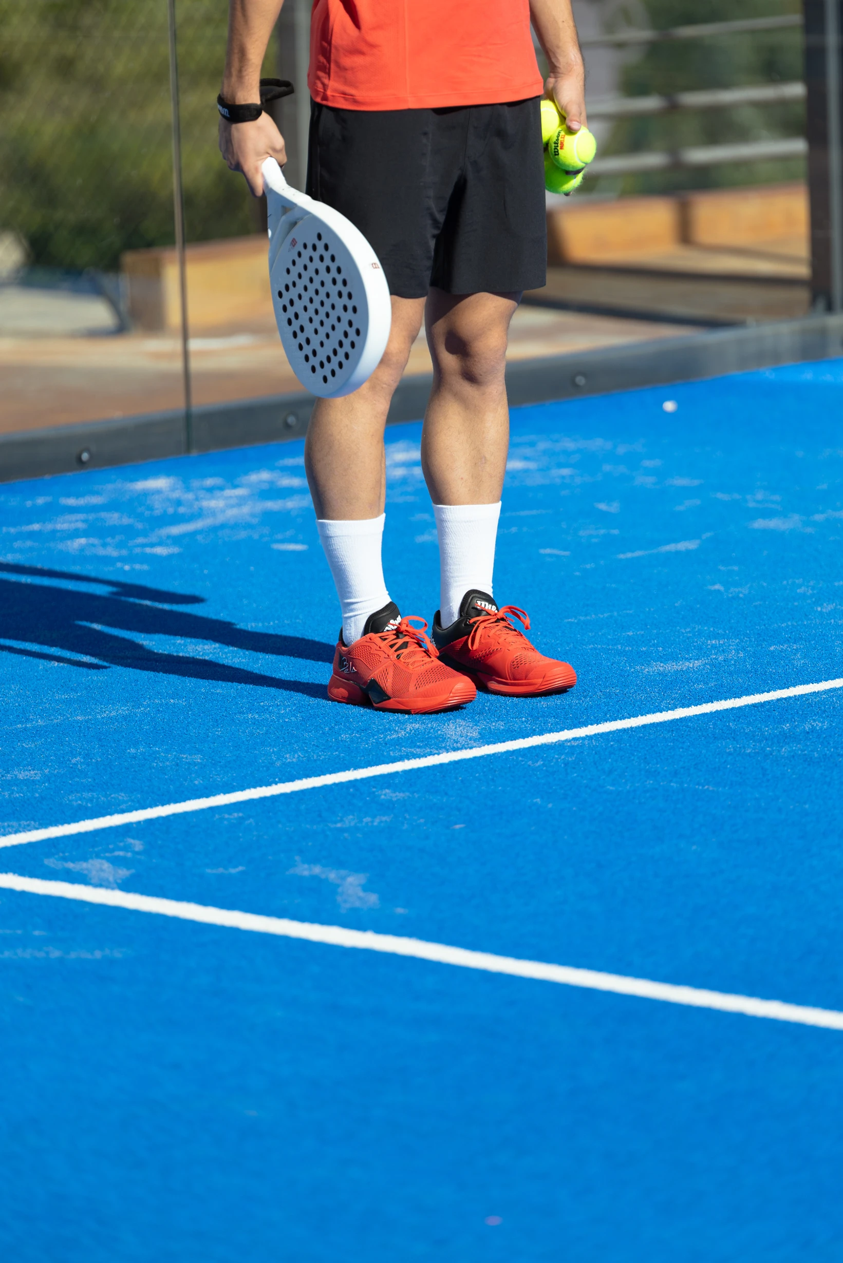 CHAUSSURE DE PADEL WILSON BELA TOUR ROUGE HOMME