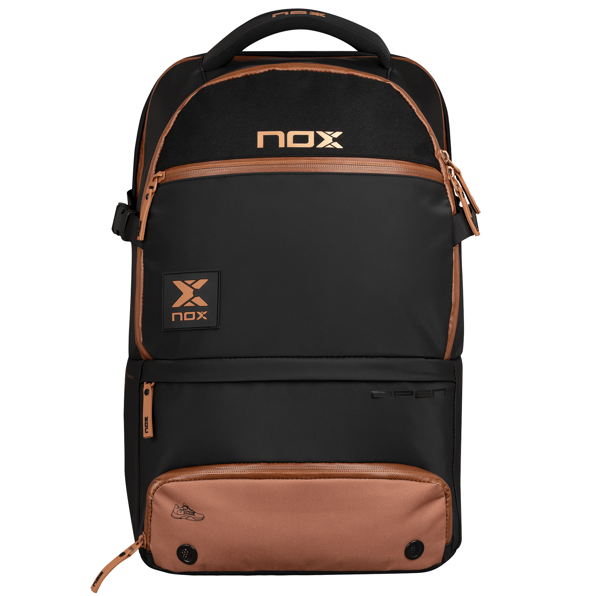 SAC À DOS DE PADEL NOX LUXURY OPEN SERIES NOIR / MARRON 2024