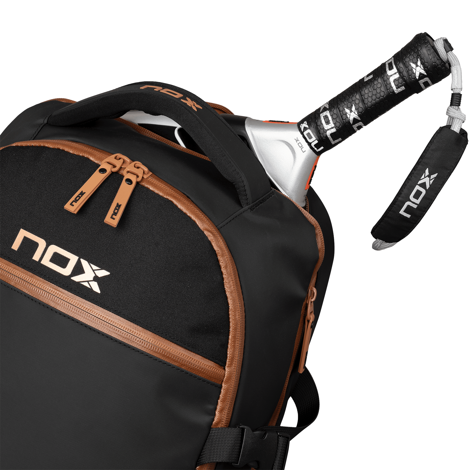 SAC À DOS DE PADEL NOX LUXURY OPEN SERIES NOIR / MARRON 2024