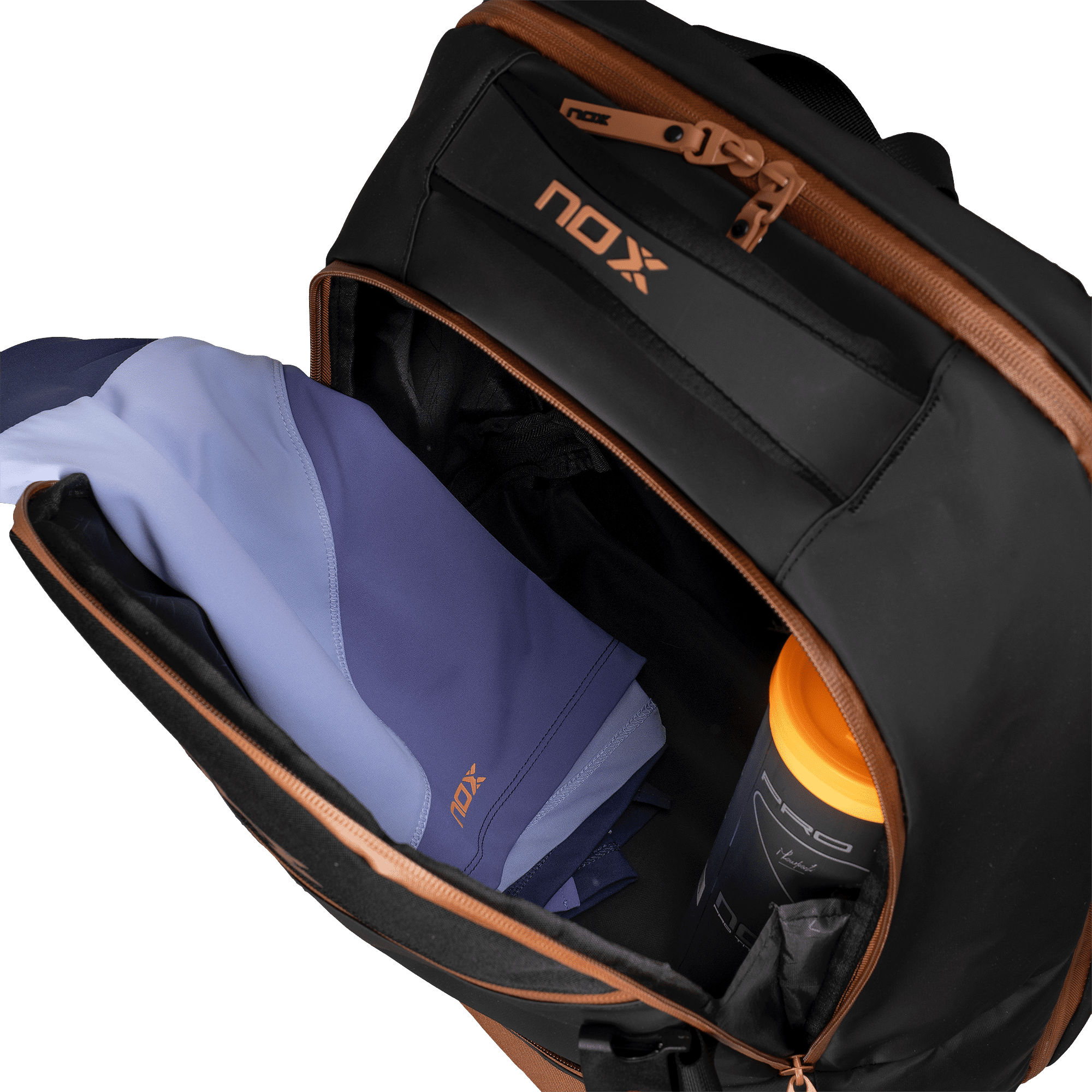 SAC À DOS DE PADEL NOX LUXURY OPEN SERIES NOIR / MARRON 2024