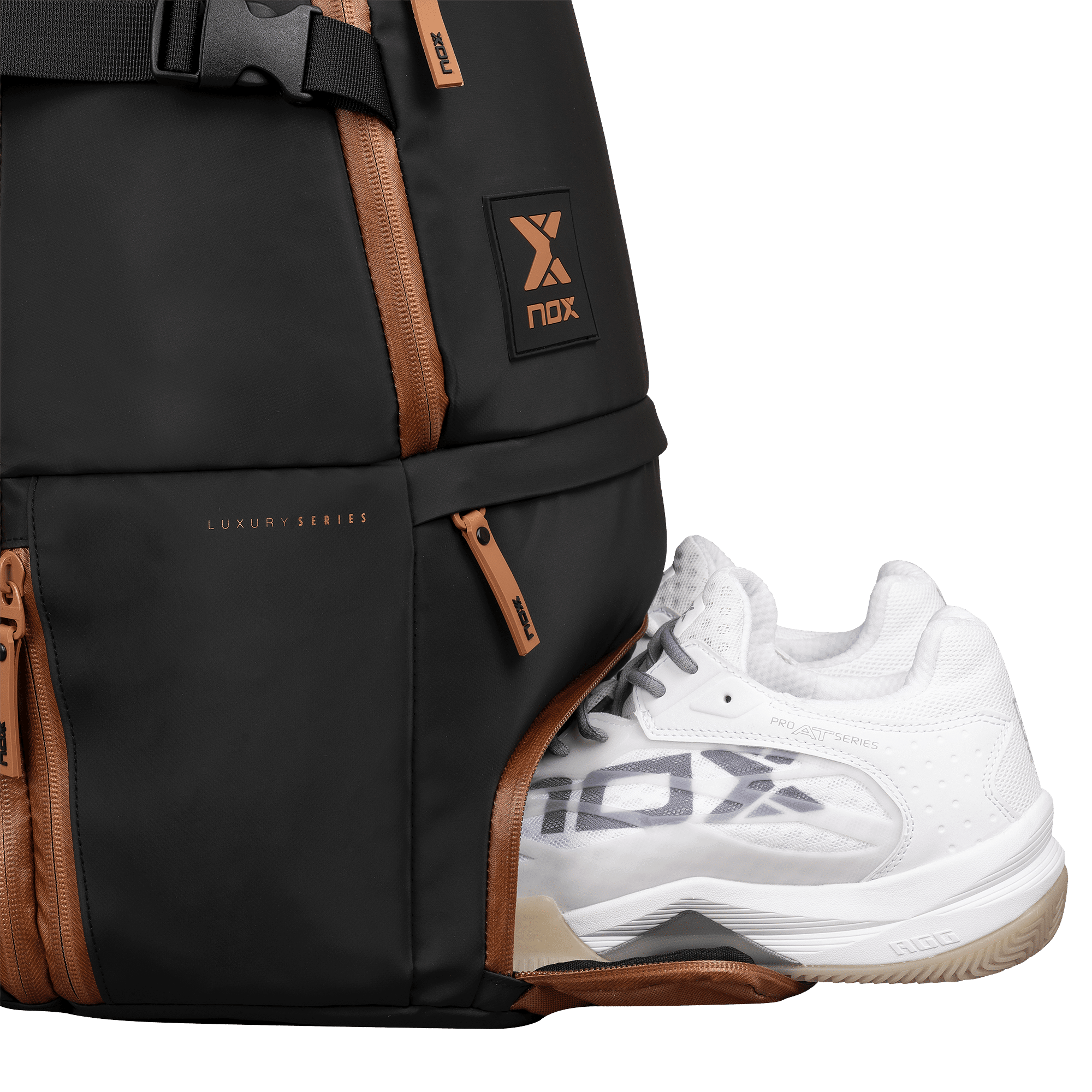 SAC À DOS DE PADEL NOX LUXURY OPEN SERIES NOIR / MARRON 2024