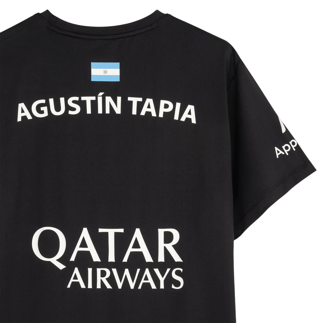 MAILLOT DE PADEL NOX AT10 AUGUSTIN TAPIA NOIR