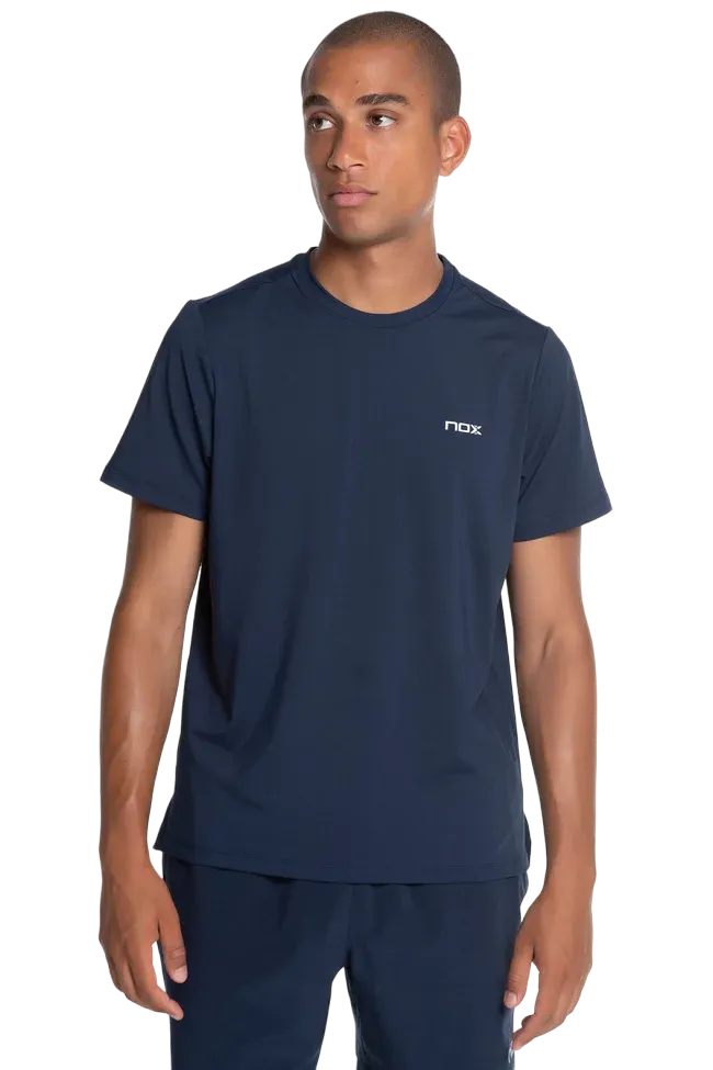 T-SHIRT DE PADEL NOX TEAM REGULAR BLEU