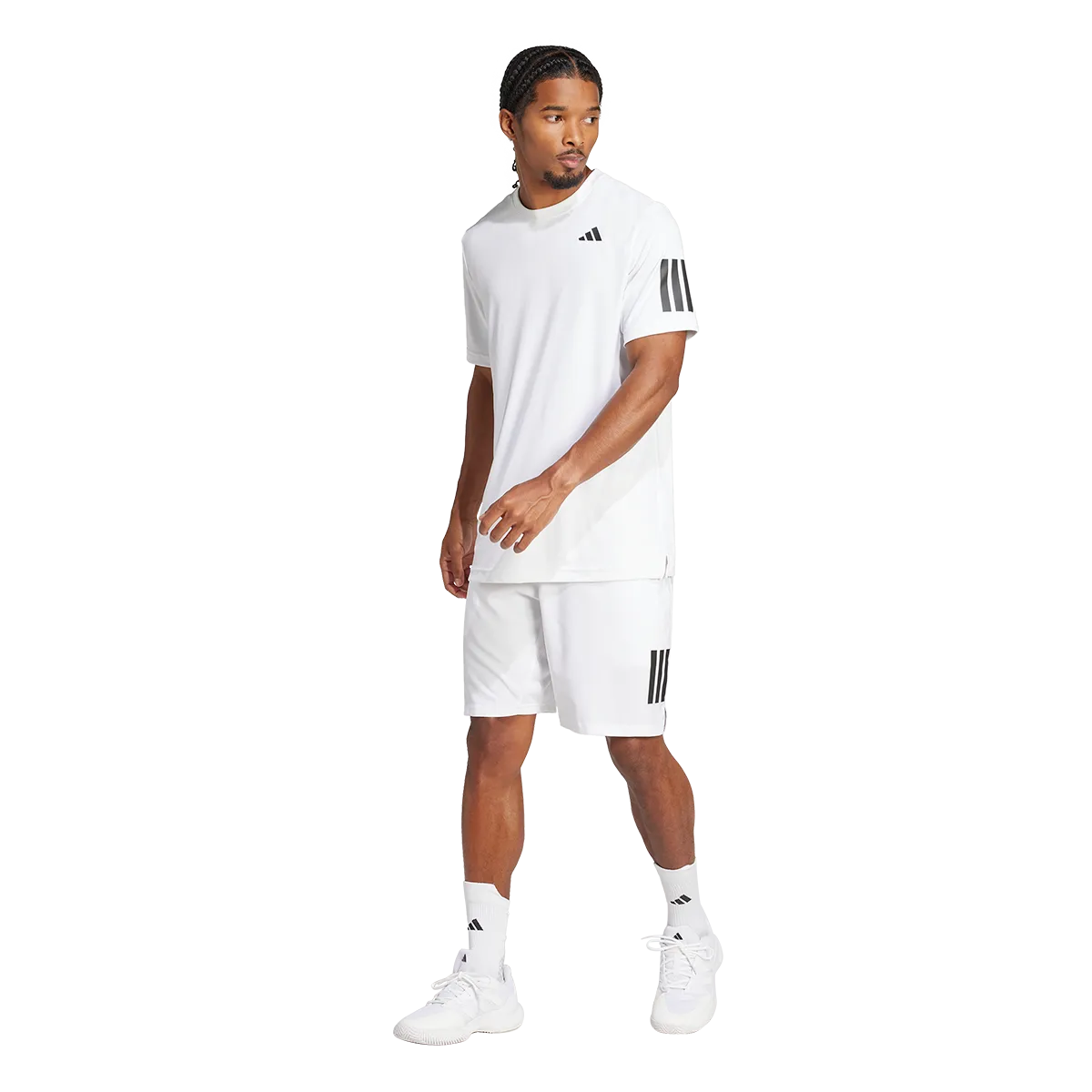 T SHIRT ADIDAS CLUB 3STR BLANC HOMME