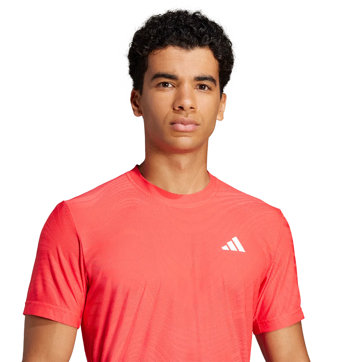 T SHIRT ADIDAS FREELIFT ROUGE HOMME