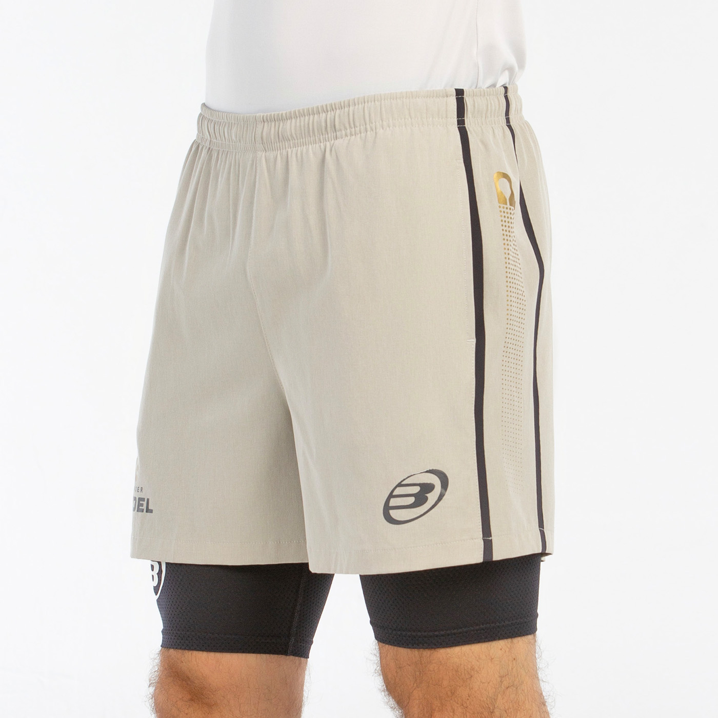SHORT BULLPADEL PREMIER PADEL BARDE BEIGE