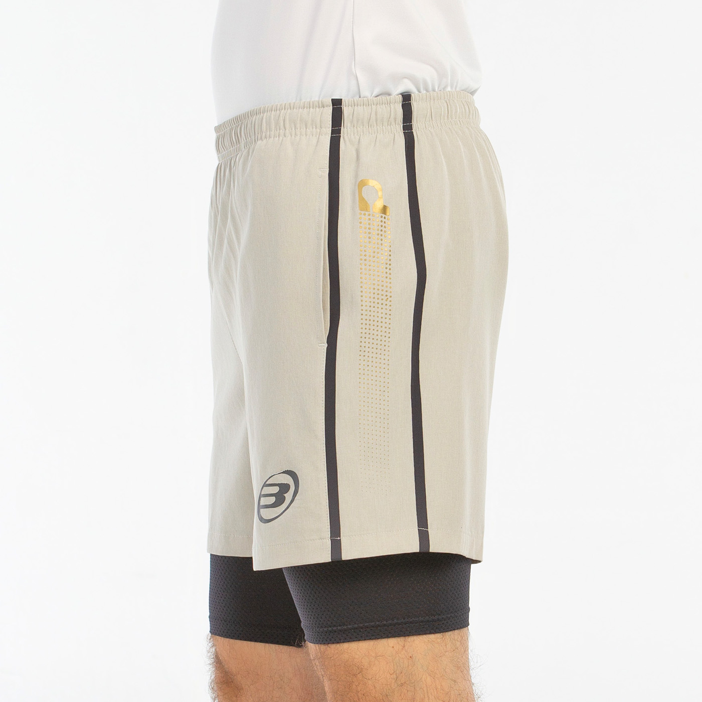 SHORT BULLPADEL PREMIER PADEL BARDE BEIGE