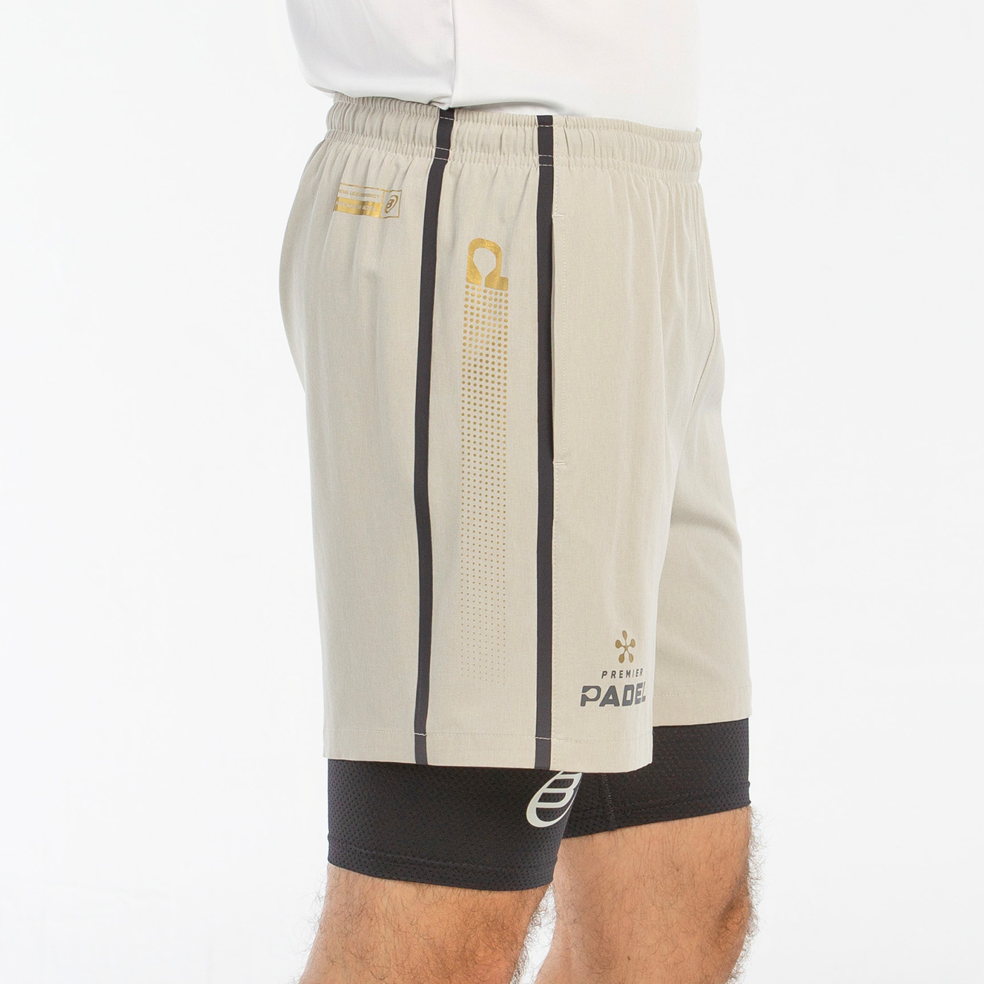 SHORT BULLPADEL PREMIER PADEL BARDE BEIGE