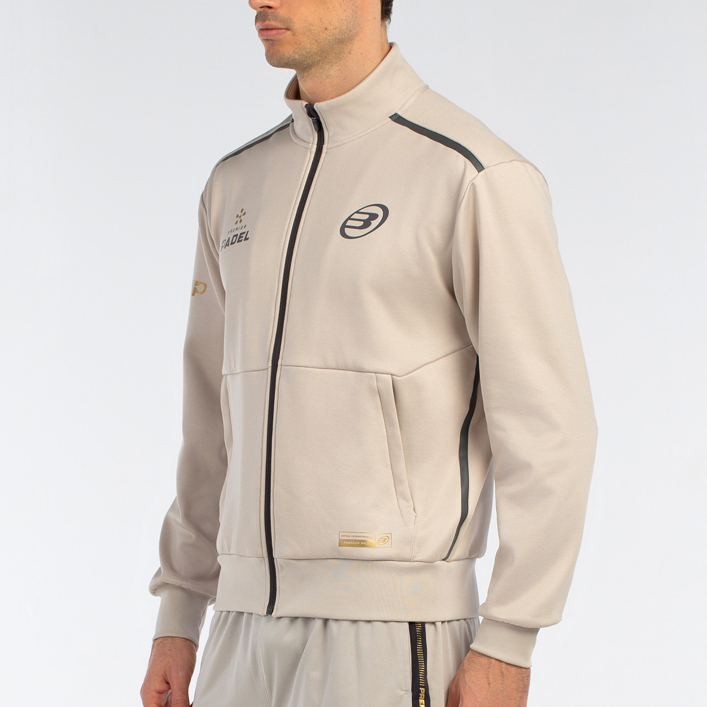 VESTE BULLPADEL PREMIER PADEL BRUME BEIGE HOMME