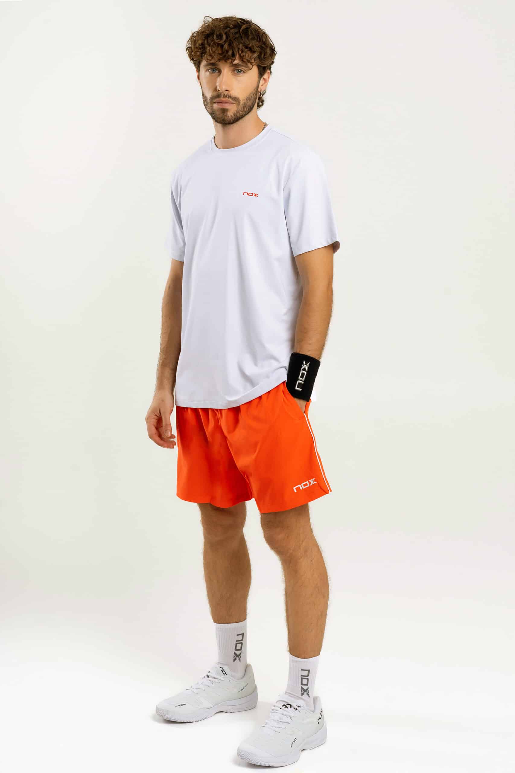 T-SHIRT DE PADEL NOX TEAM REGULAR BLANC