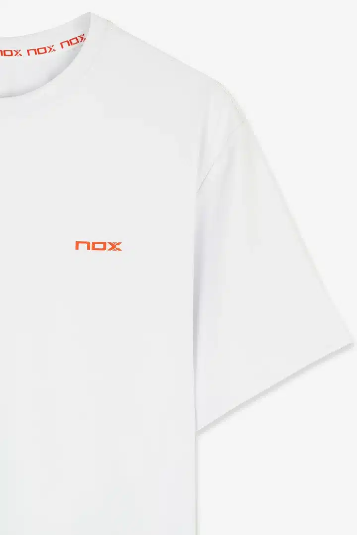 T-SHIRT DE PADEL NOX TEAM REGULAR BLANC