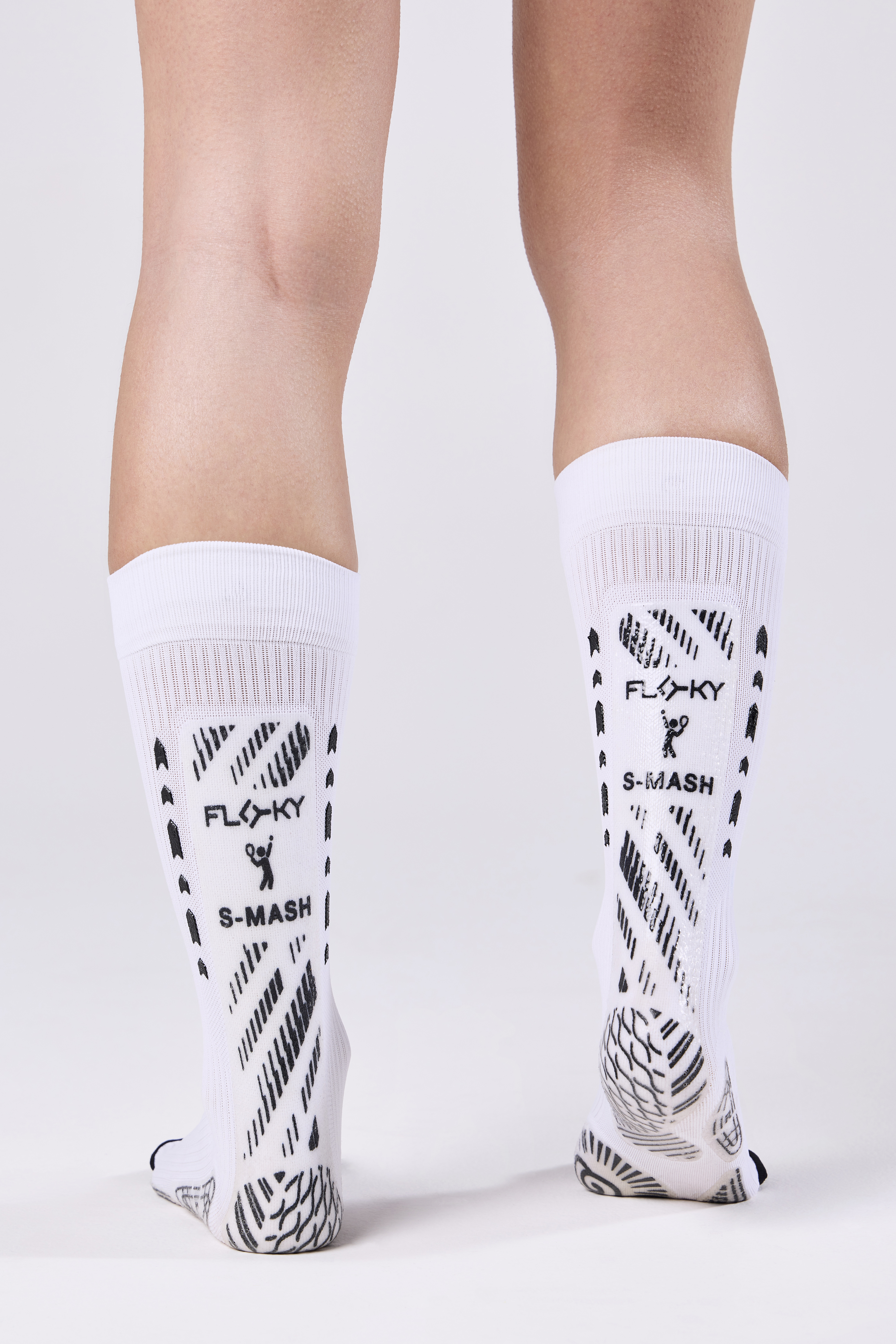 CHAUSSETTES DE COMPRESSION S-MASH 3D FLOKY BLANC