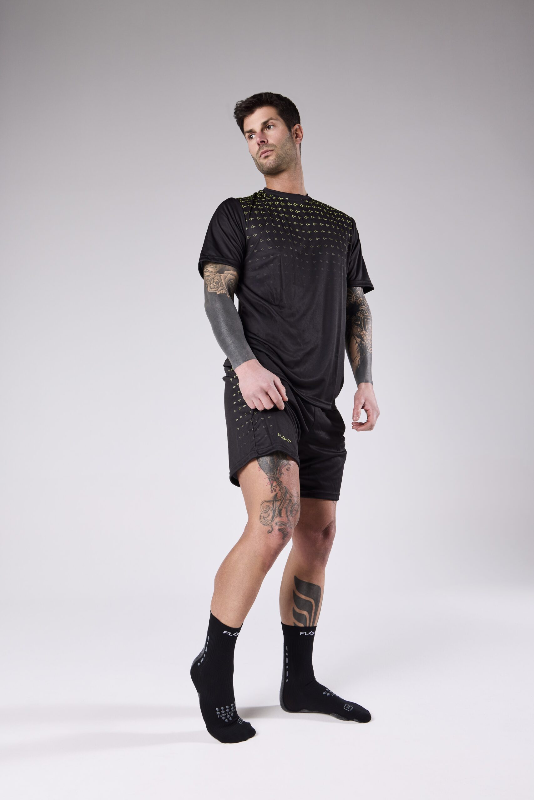 CHAUSSETTES DE COMPRESSION S-MASH 3D FLOKY NOIR