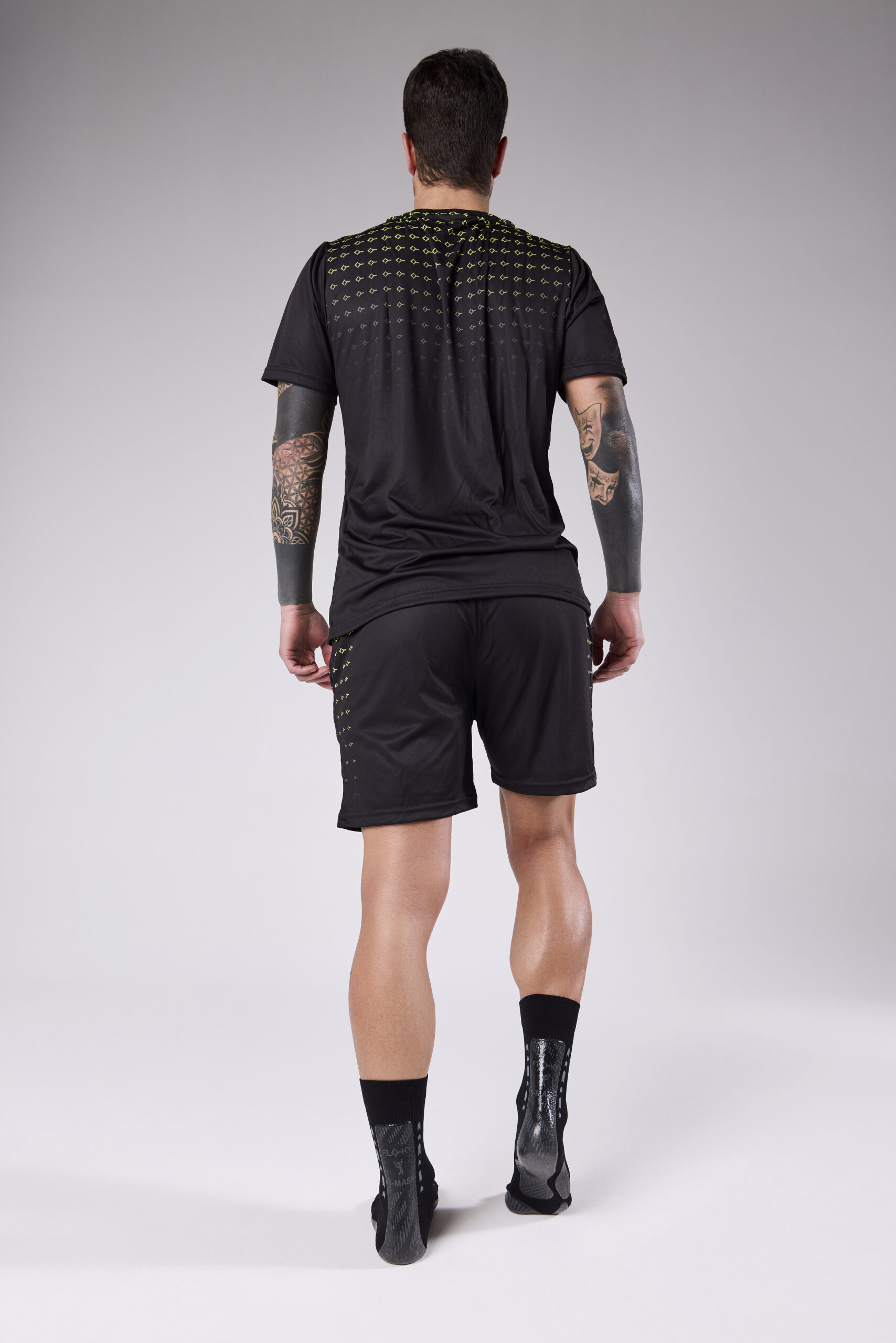 CHAUSSETTES DE COMPRESSION S-MASH 3D FLOKY NOIR