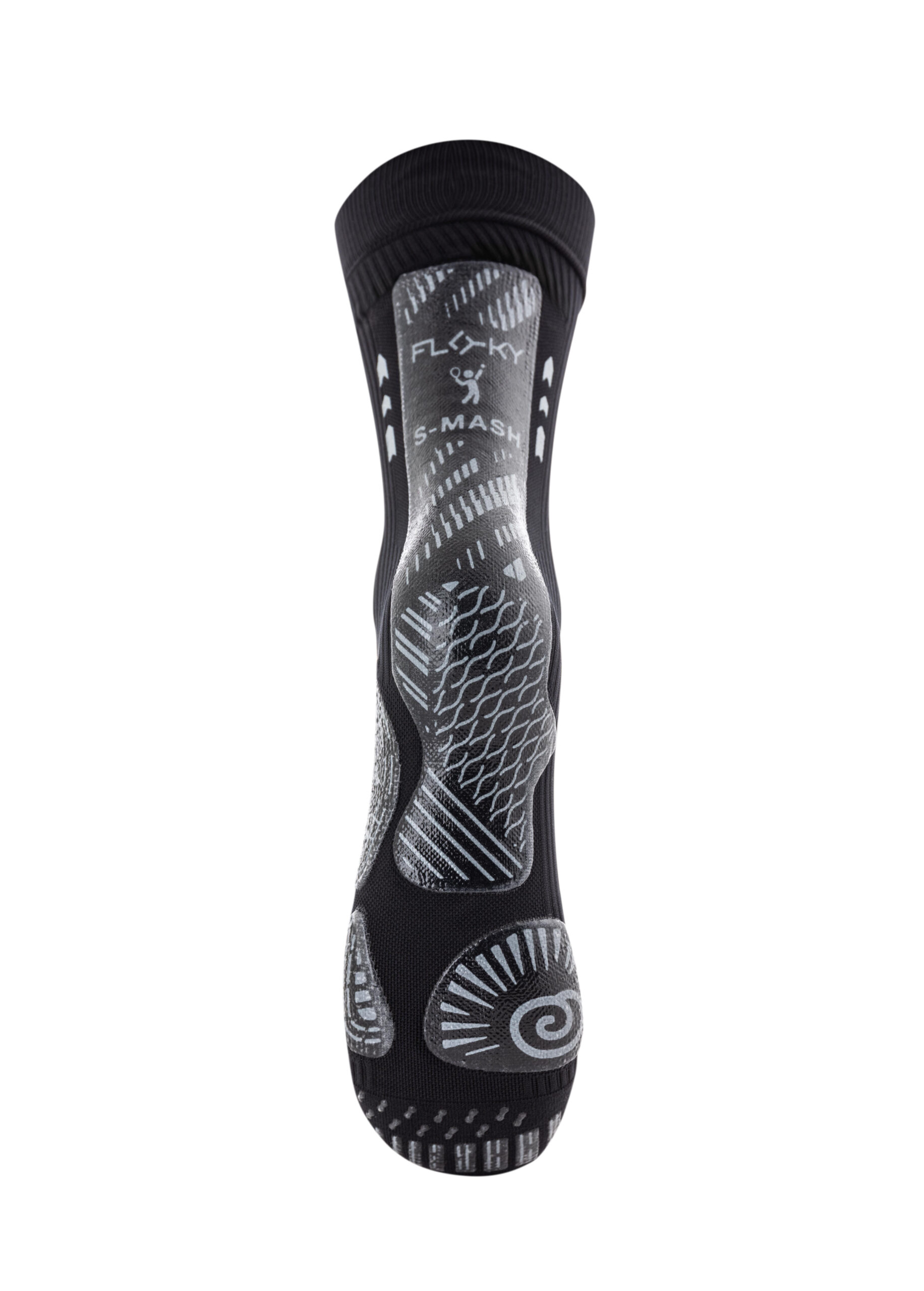 CHAUSSETTES DE COMPRESSION S-MASH 3D FLOKY NOIR