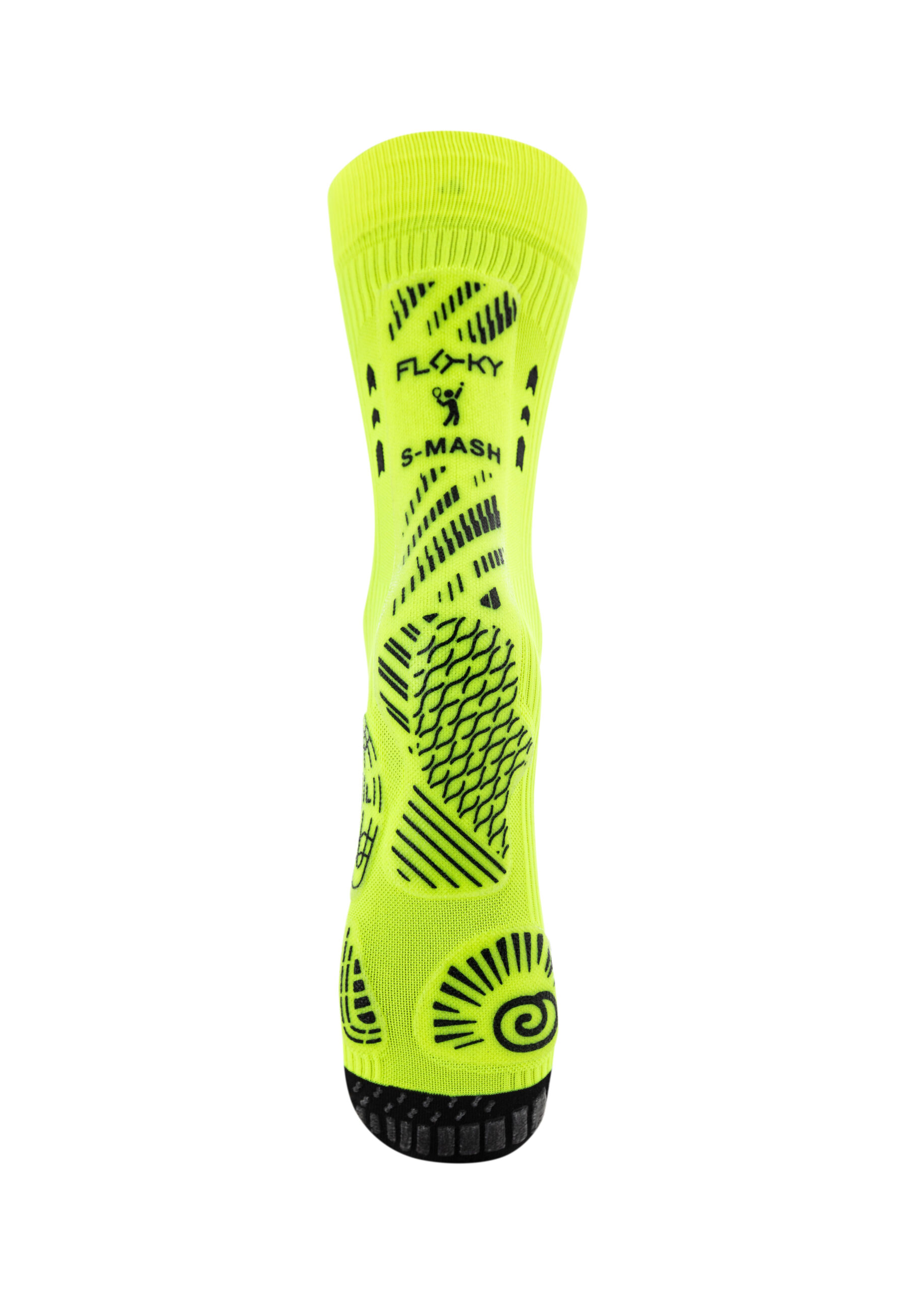 CHAUSSETTES DE COMPRESSION S-MASH 3D FLOKY JAUNE