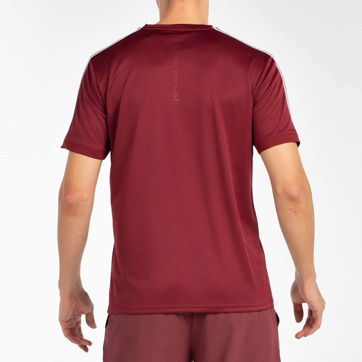 T SHIRT BULLPADEL ALDER BORDEAUX HOMME