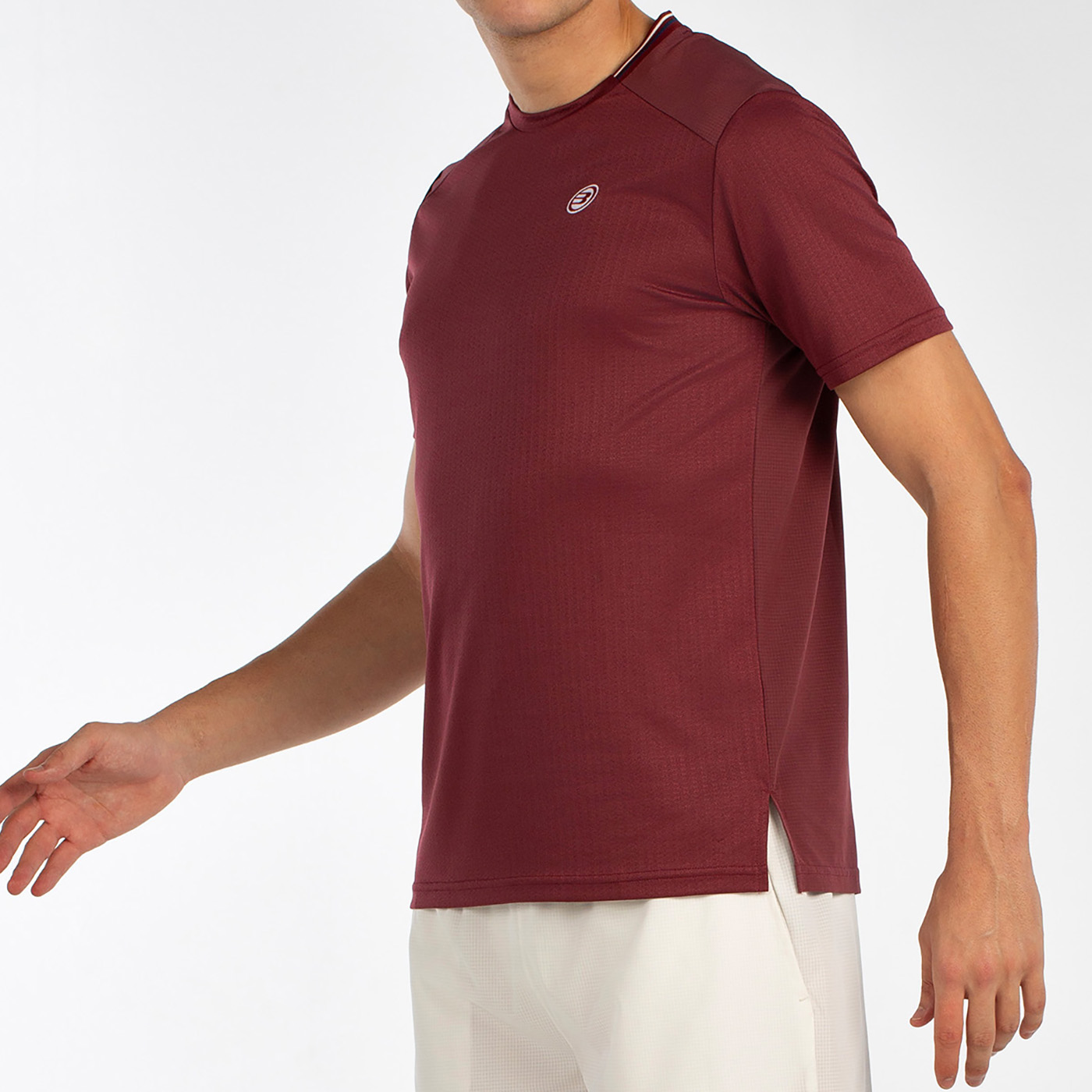 T SHIRT BULLPADEL ACRUX BORDEAUX HOMME