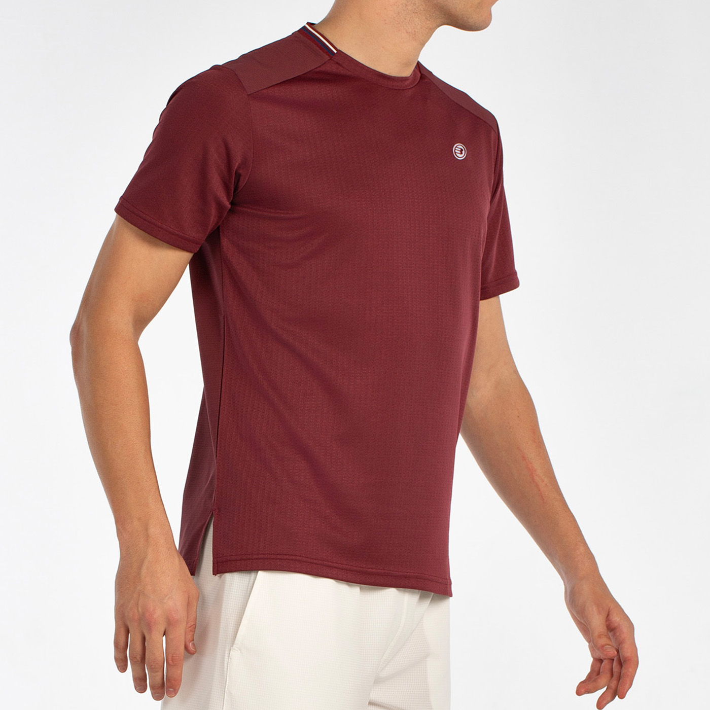 T SHIRT BULLPADEL ACRUX BORDEAUX HOMME