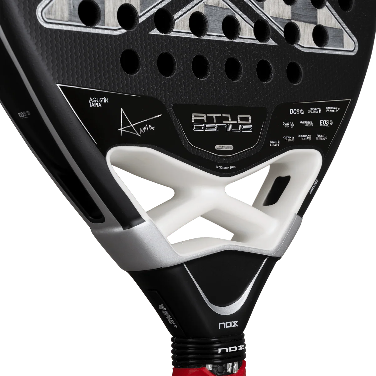 RAQUETTE DE PADEL AT10 GENIUS ATTACK 18K ALUM PAR AGUSTIN TAPIA 2026