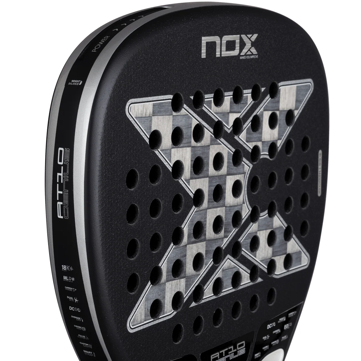 RAQUETTE DE PADEL AT10 GENIUS ATTACK 18K ALUM PAR AGUSTIN TAPIA 2026