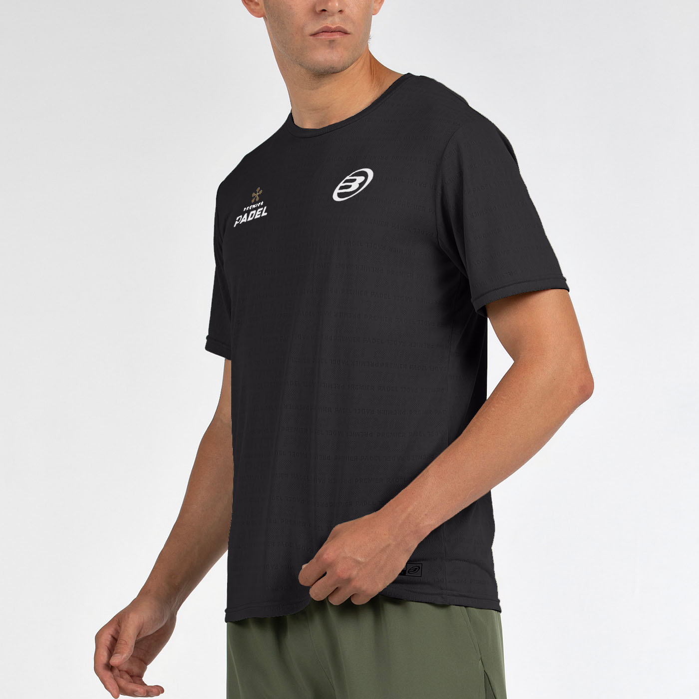 T SHIRT BULLPADEL PRILEP NOIR HOMME