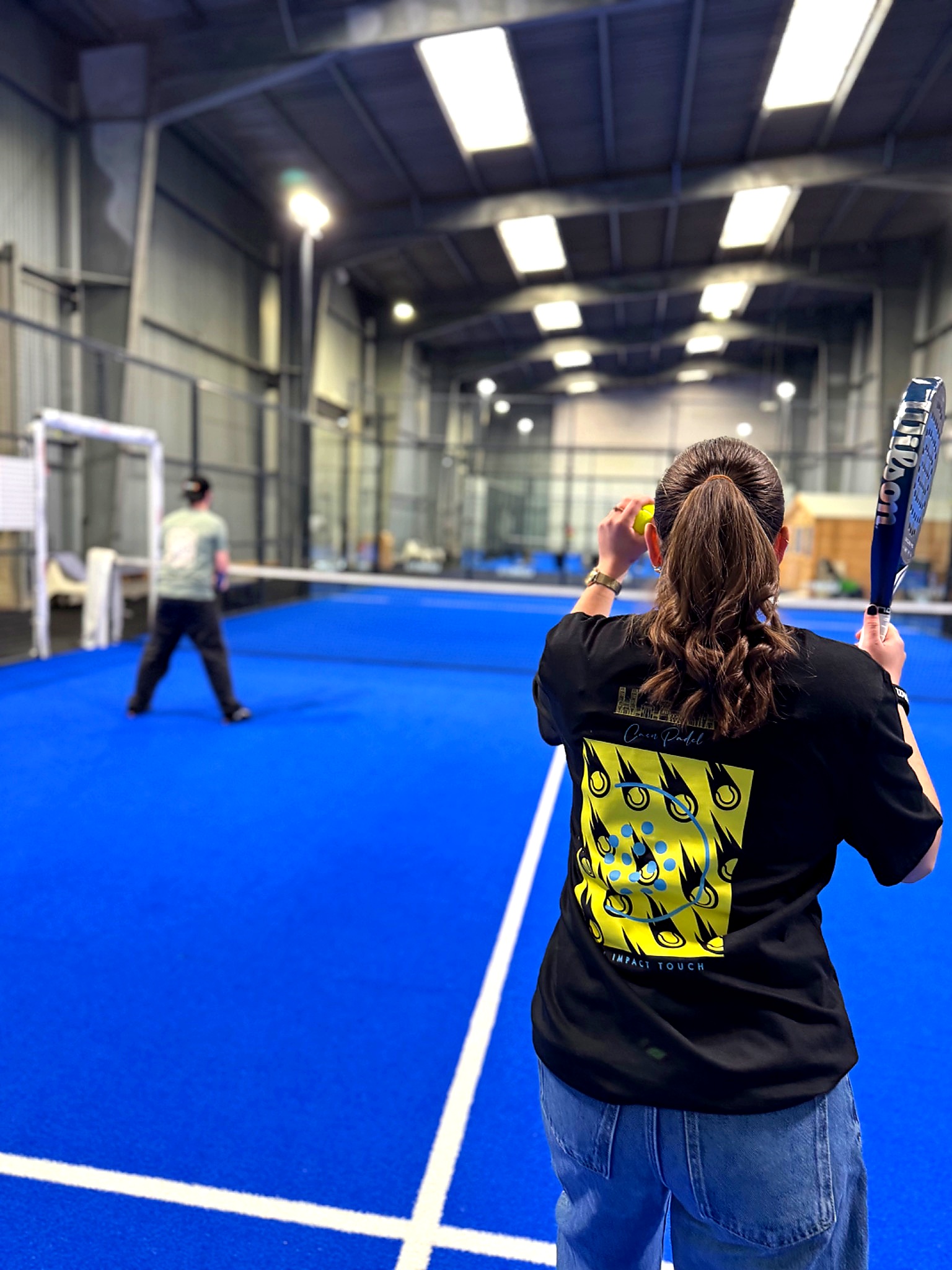 T SHIRT LIFESTYLE CAEN PADEL NOIR