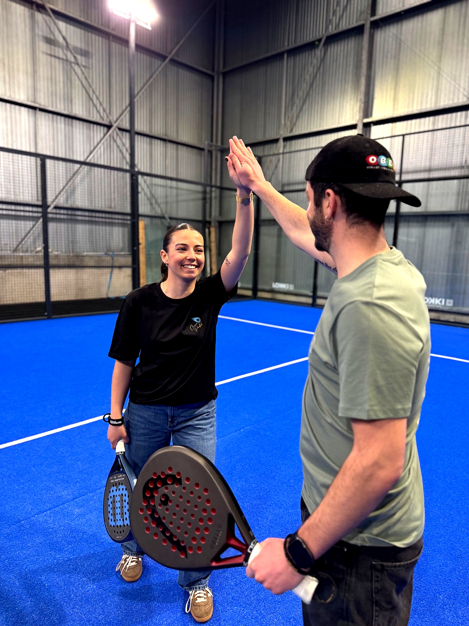 T SHIRT LIFESTYLE CAEN PADEL NOIR
