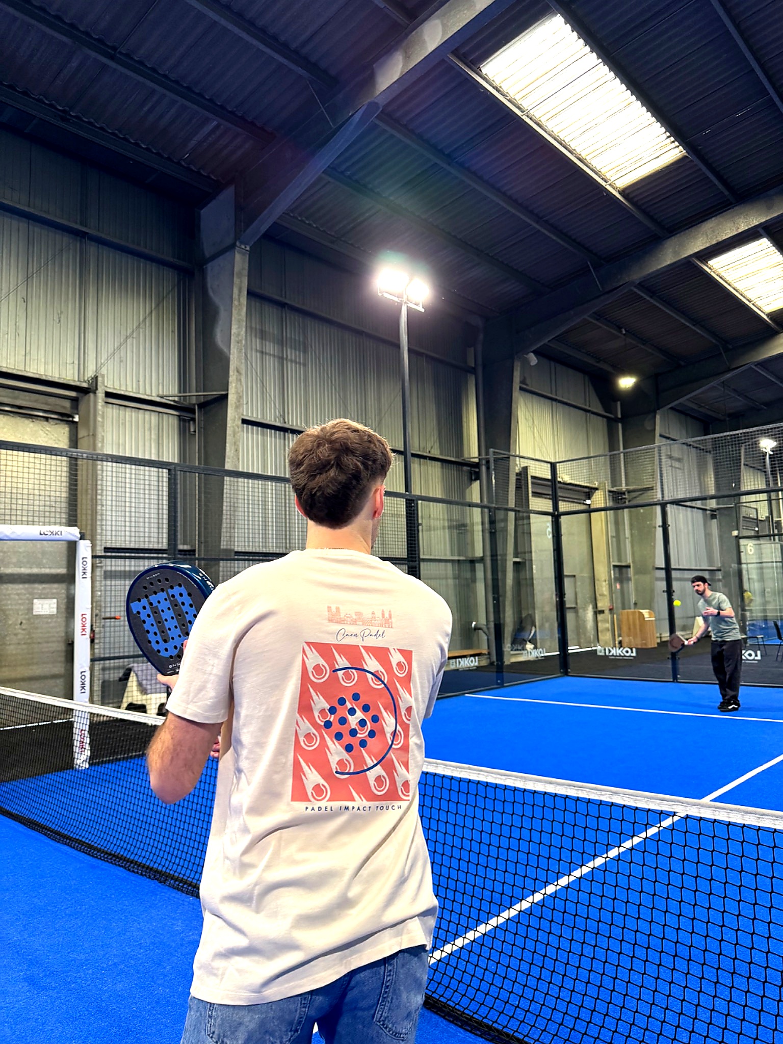 T SHIRT LIFESTYLE CAEN PADEL BEIGE