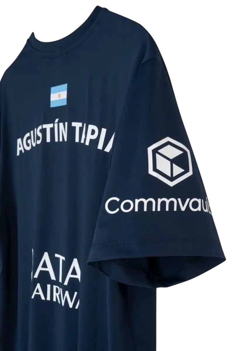 MAILLOT DE PADEL NOX AT10 AUGUSTIN TAPIA BLEU 2026