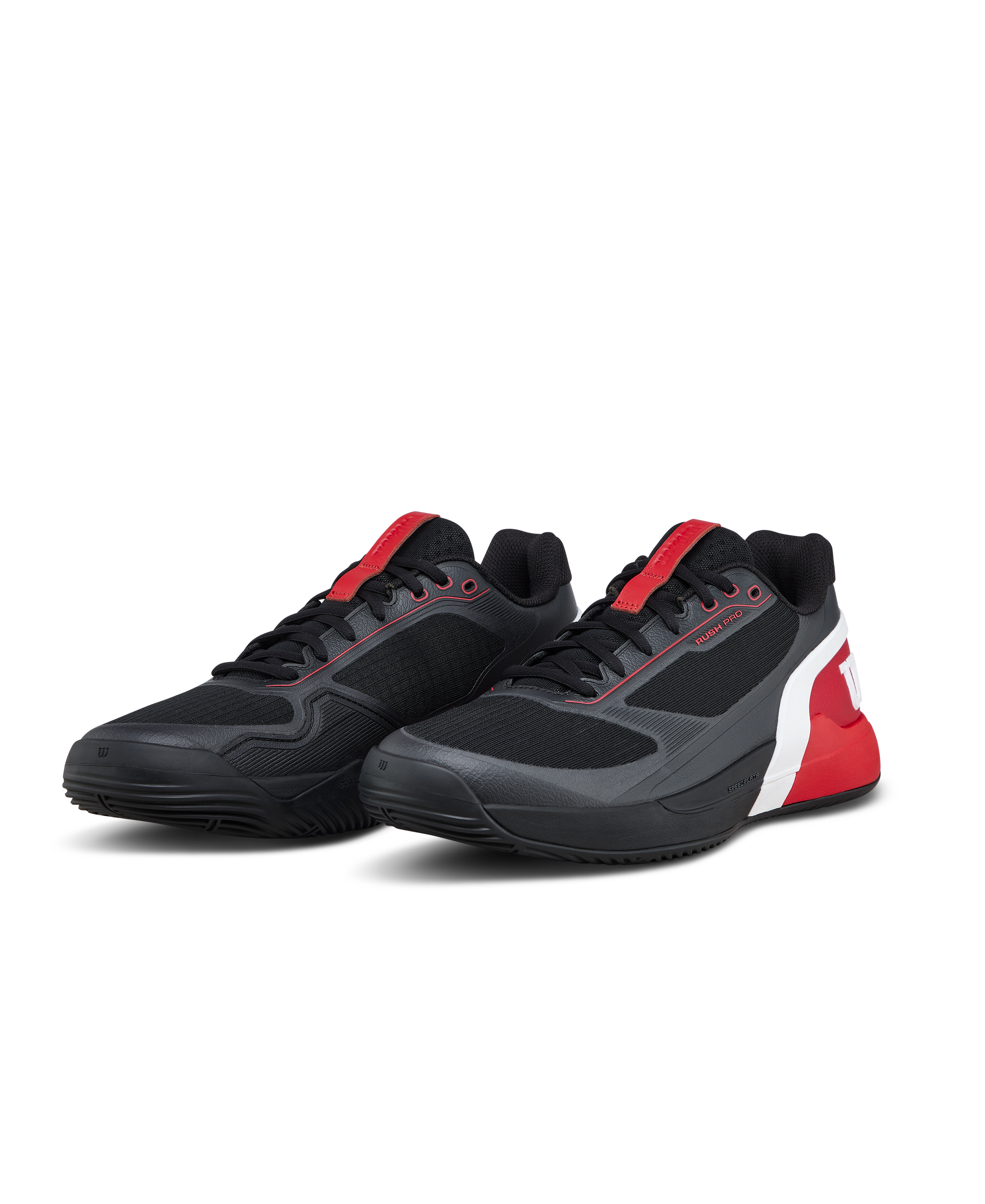 CHAUSSURE DE PADEL WILSON RUSH PRO PADEL NOIR ET ROUGE