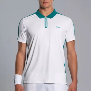 POLO NOX PRO HOMME BLANC ET VERT IVOIRE 2026
