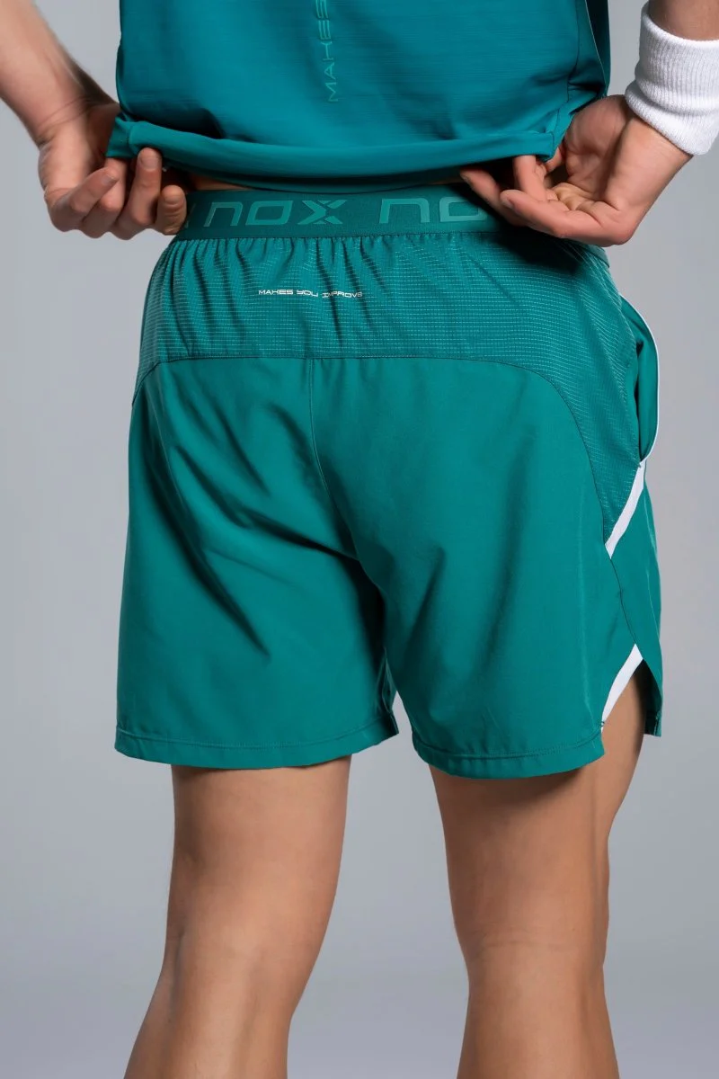 SHORT DE PADEL NOX PRO HOMME VERT IVOIRE 2026