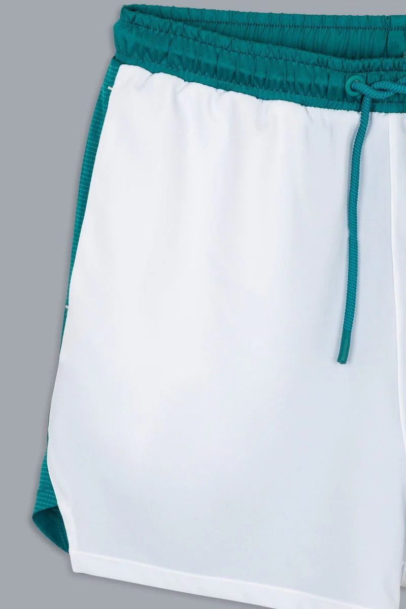 SHORT DE PADEL NOX PRO HOMME BLANC ET VERT IVOIRE 2026