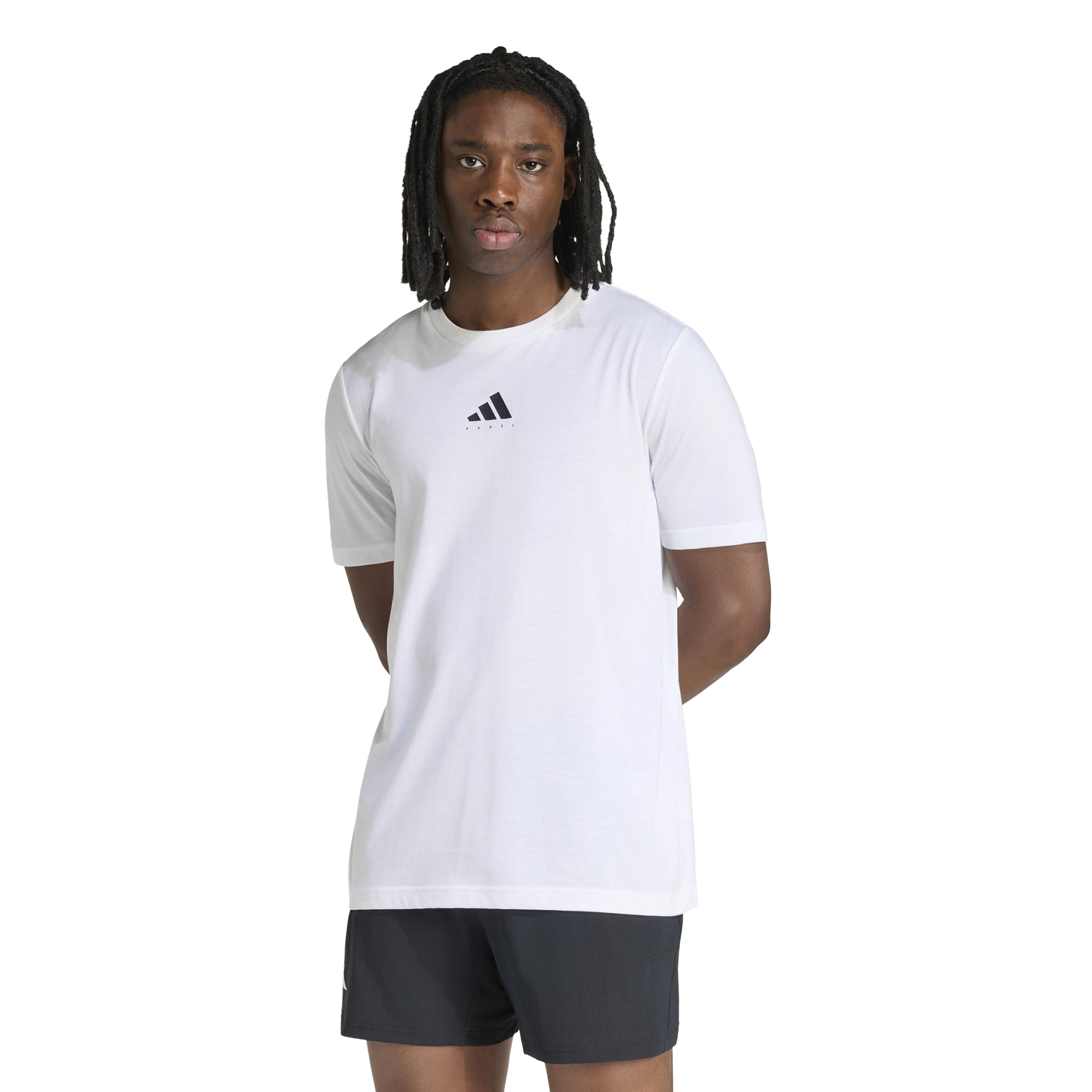 T SHIRT ADIDAS PADEL CAT BLANC