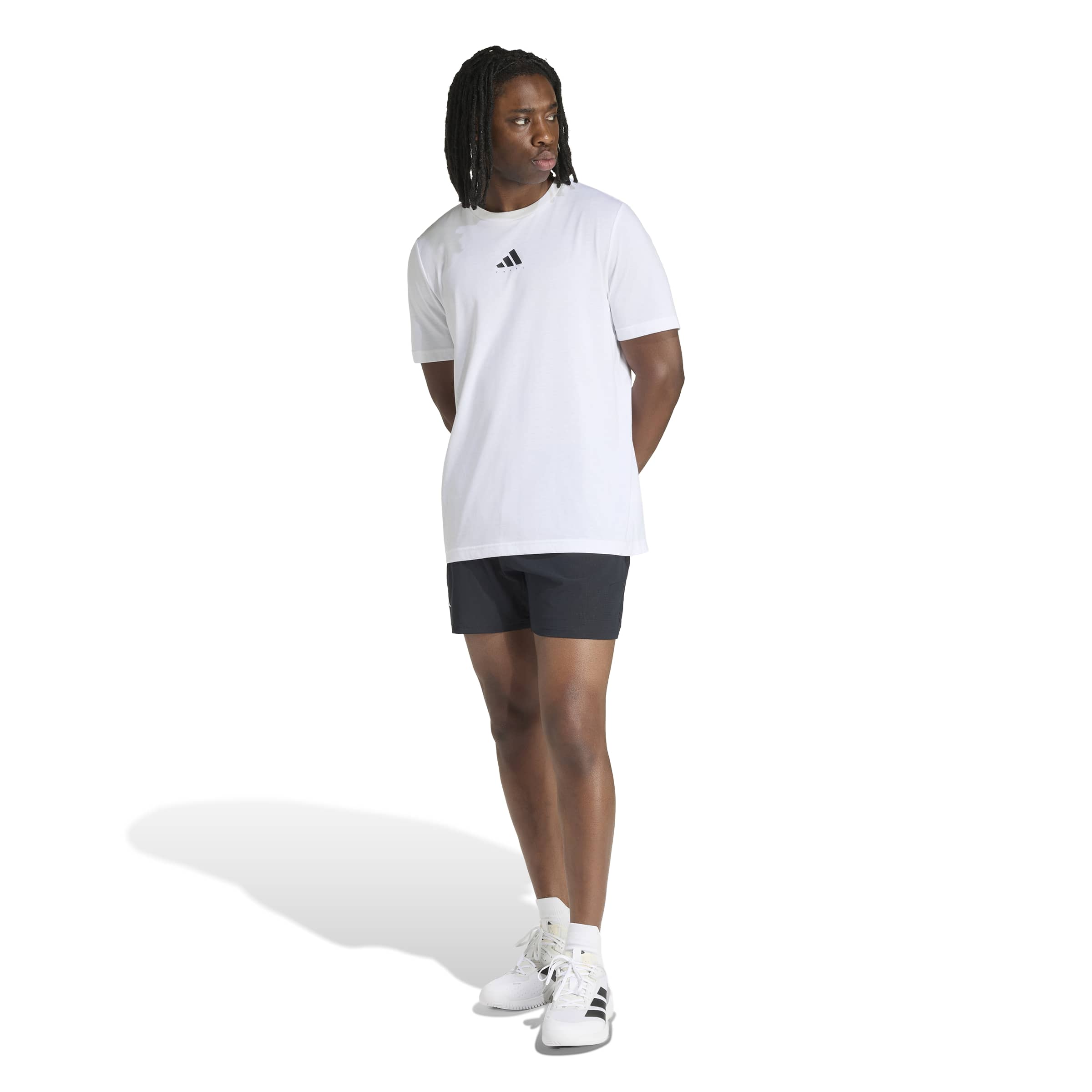 T SHIRT ADIDAS PADEL CAT BLANC