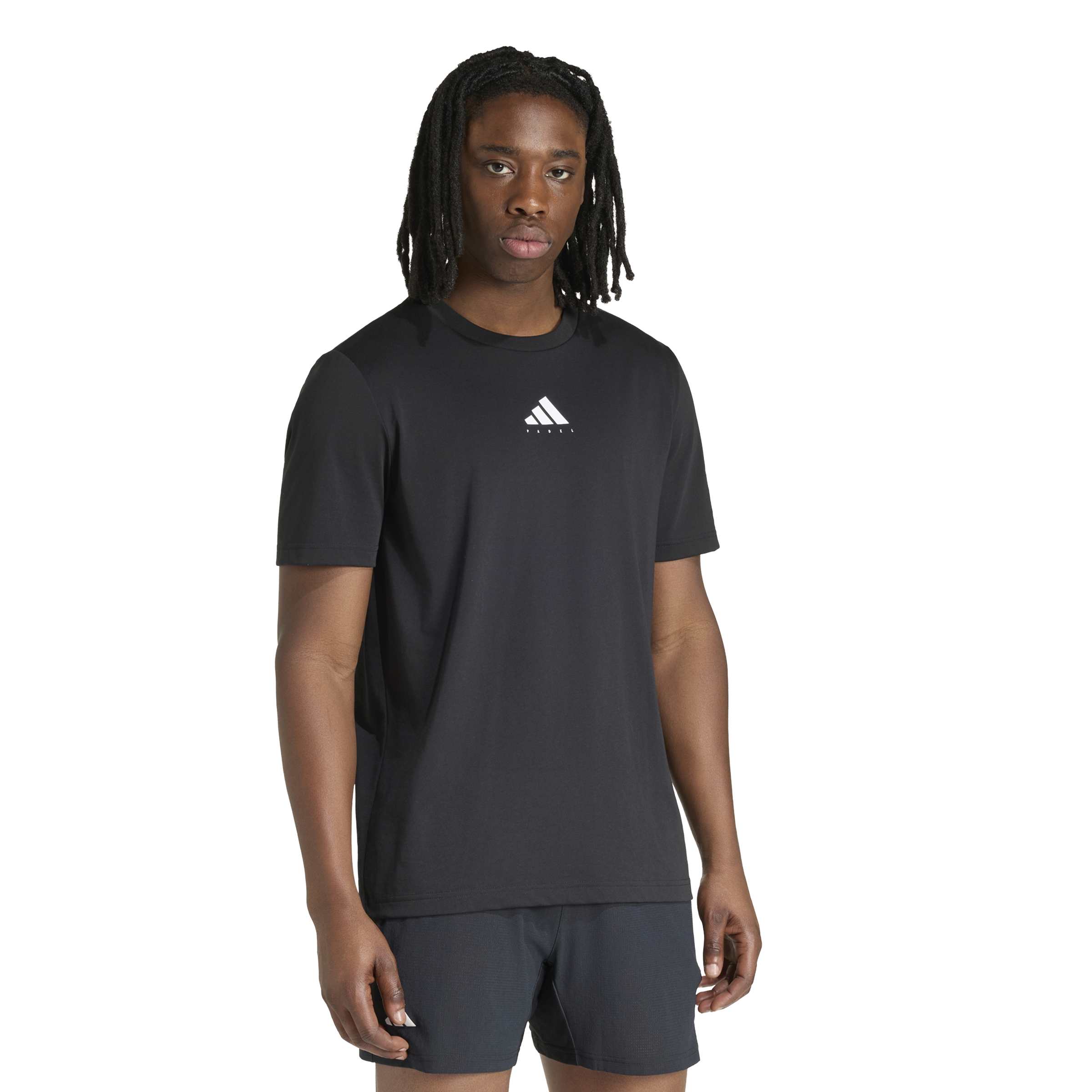 T SHIRT ADIDAS PADEL CAT NOIR