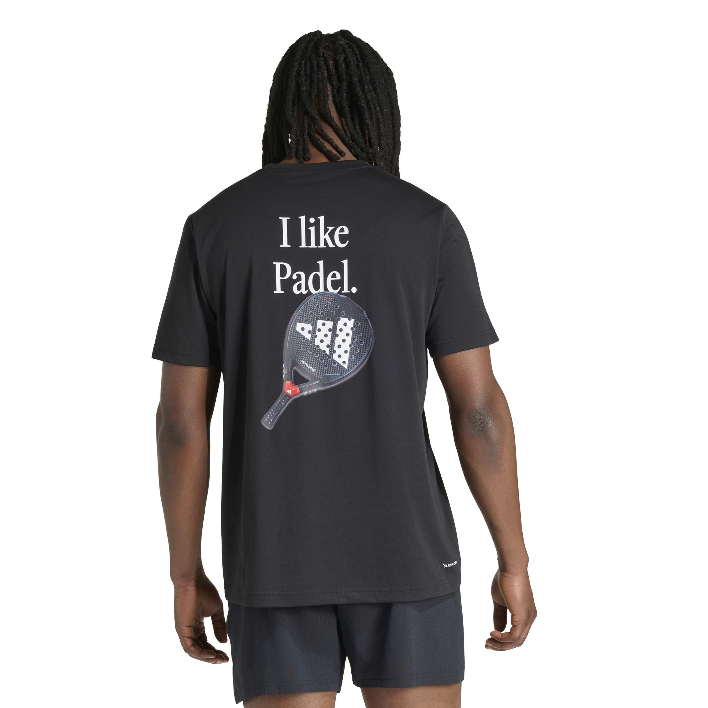 T SHIRT ADIDAS PADEL CAT NOIR