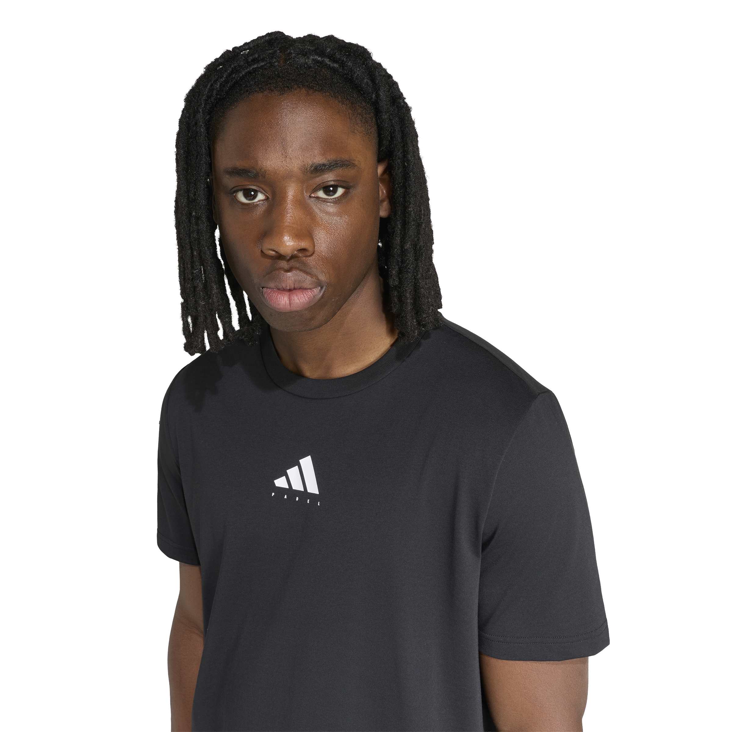 T SHIRT ADIDAS PADEL CAT NOIR