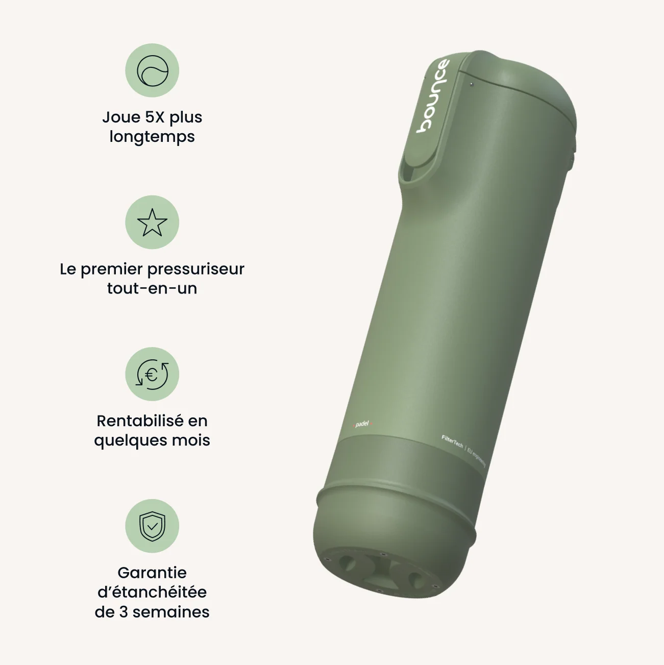 PRESSURISATEUR DE BALLES BOUNCE