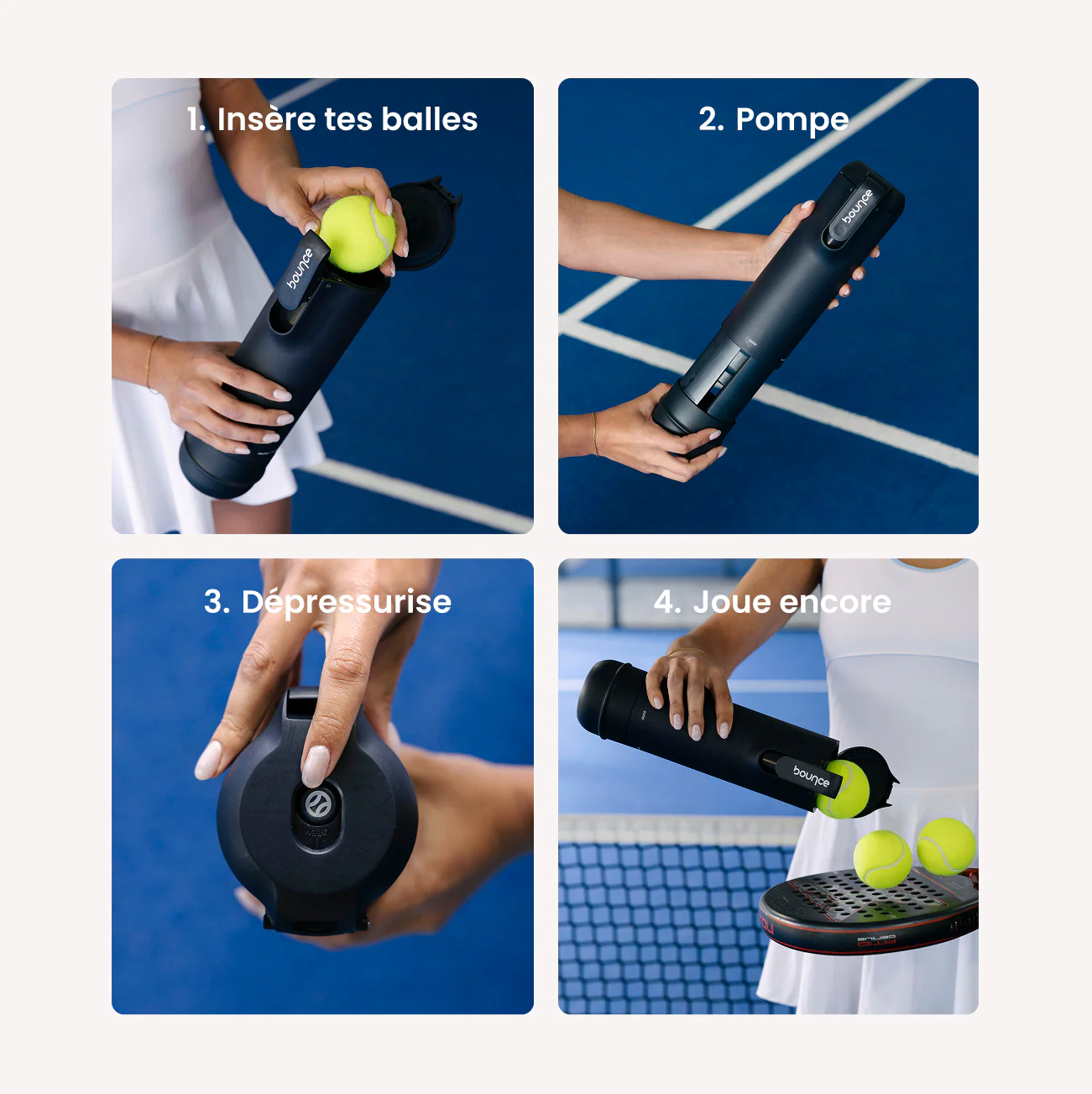 PRESSURISATEUR DE BALLES BOUNCE